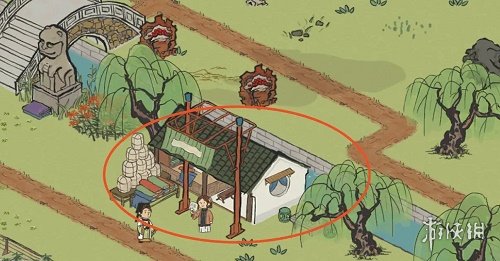 江南百景图蓝色绸缎获得方法