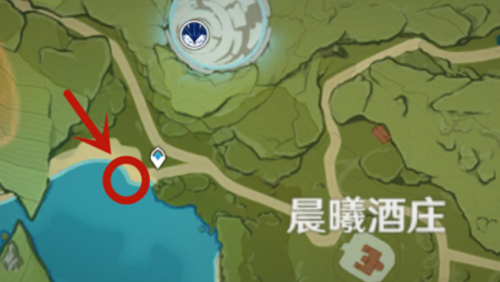 原神福至五彩蓝色生物去哪拍-福至五彩第二天蓝色拍照位置