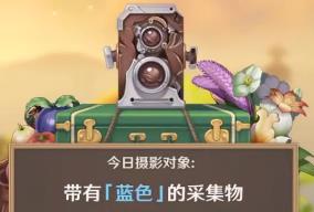 原神福至五彩带有蓝色的采集物拍照位置-蓝色的采集物在哪里