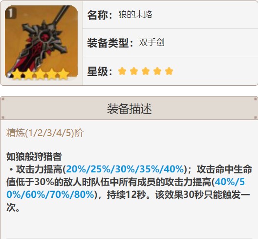 《原神》重云五星和四星武器选择攻略