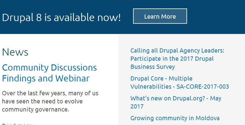 Drupal内容管理系统