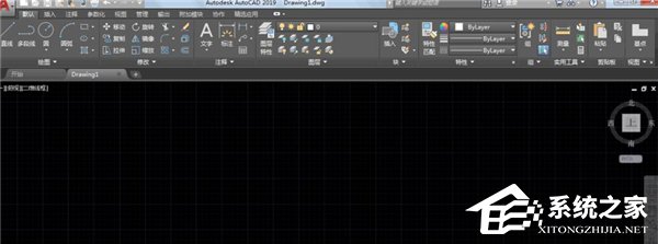 AutoCAD2019去除掉背景上的网状白点方