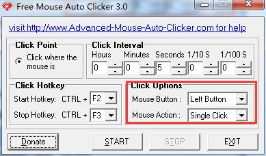 Free Mouse Auto Clicker使用教程