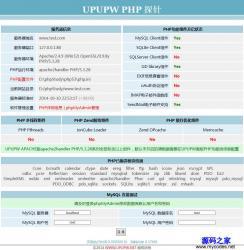 UPUPW PHP探针安全版 19.08.06