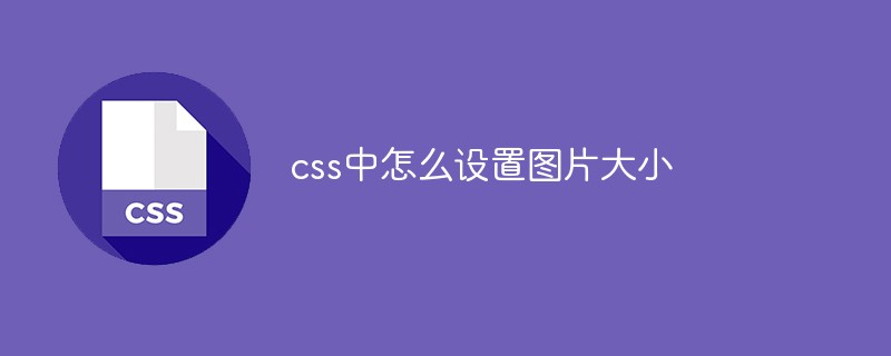 css中怎么设置图片大小