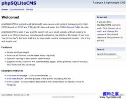 phpSQLiteCMS 2.0.4