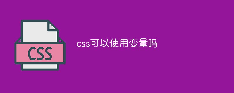 css可以使用变量吗