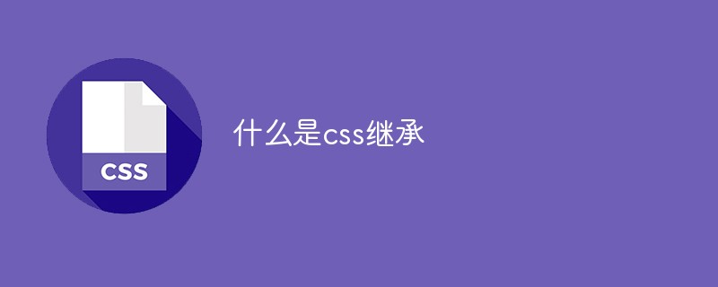 什么是css继承