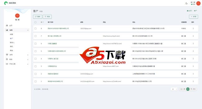 NXCRM客户管理系统