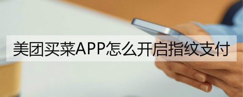 美团买菜APP怎么使用指纹付款? 美团买菜指纹支付的开启方法