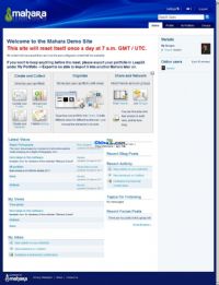 Mahara 社交网站系统