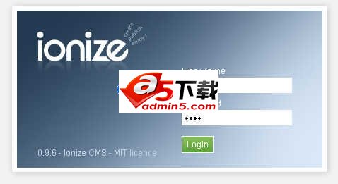 Ionize基于CodeIgniter开源CMS