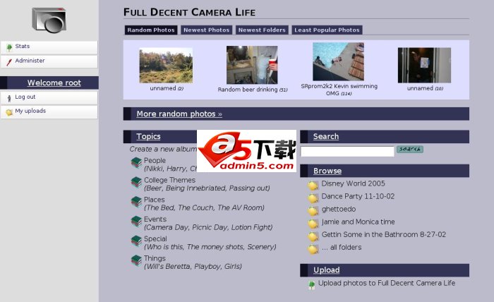 CameraLife相册管理系统