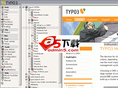 Typo3内容管理系统