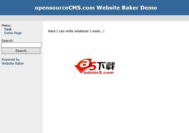 WebsiteBaker内容管理系统