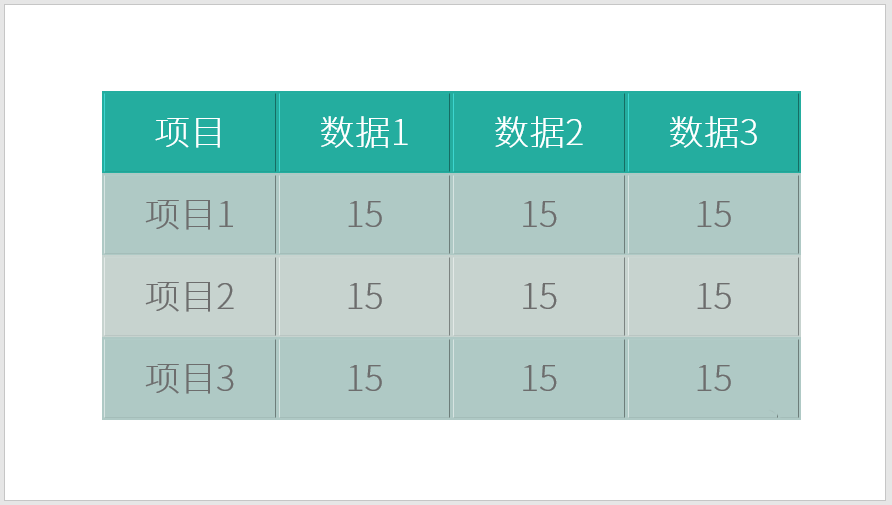 PPT表格单元格怎么添加凹凸效果?