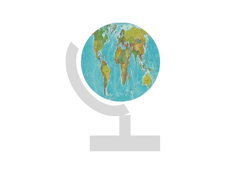 ppt怎么手绘地球仪矢量图标? ppt画地球仪的教程