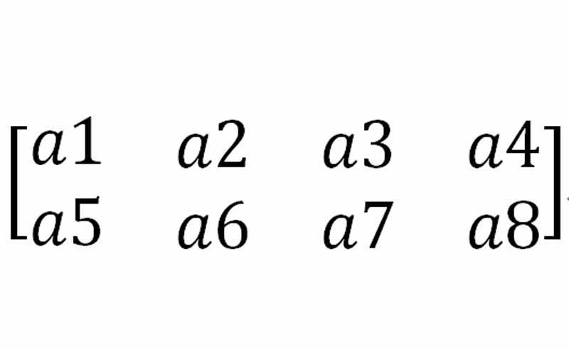 word怎么输入2*4的矩阵? word宿儒矩阵的教程