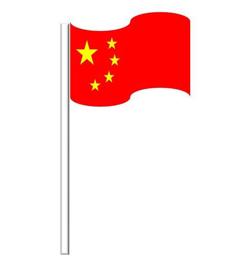 ppt怎样制作一面上升的红旗?