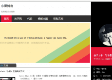 WordPress博客主题:漂亮响应式布局的LittleBlack(小黑)