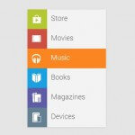 HTML5/CSS3仿Google-Play垂直菜单效果