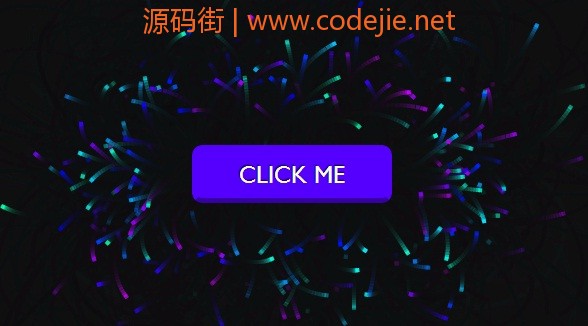 HTML5/CSS3悬浮按钮特效-彩球飞舞效果