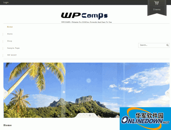 WPComps外贸企业网站建站系统