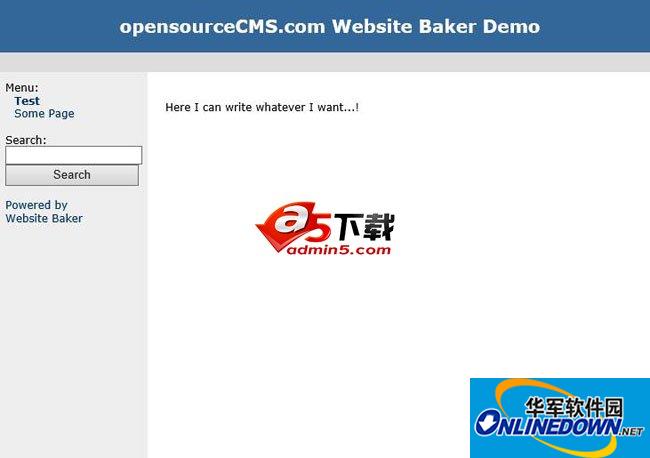 WebsiteBaker内容管理系统