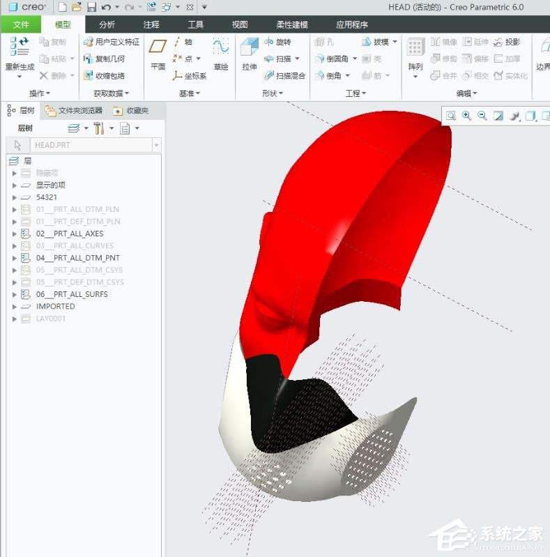 Creo里怎么隐藏轴？Creo隐藏轴的操作步骤