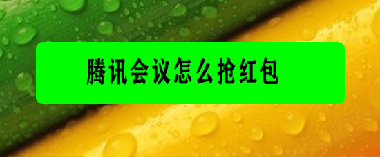 腾讯会议怎么抢红包? 腾讯会议红包的玩法
