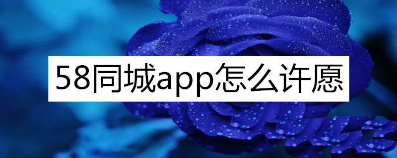 58同城app怎么许愿获得奖品? 58同城参与许愿的技巧