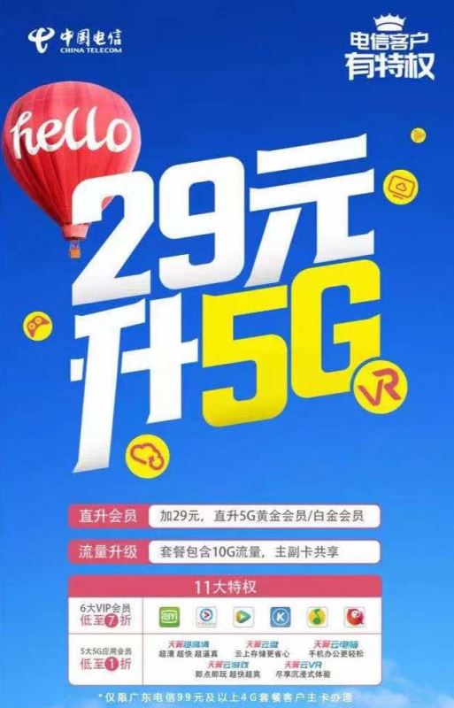 中国电信5g会员升级包怎么办理 订购电信5g会员升级包需要换卡换套餐吗