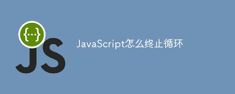 JavaScript怎么终止循环
