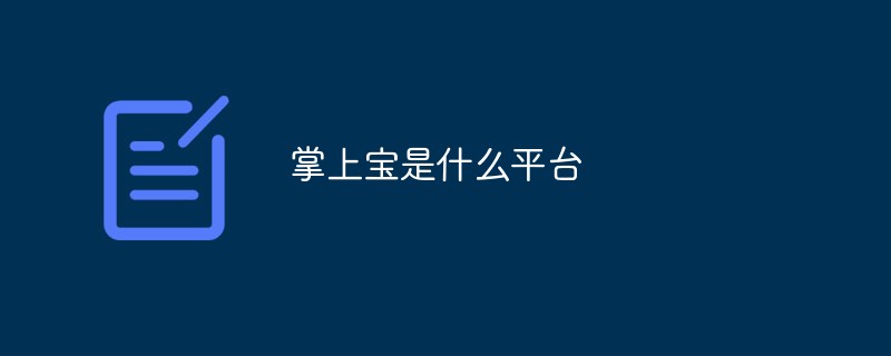 掌上宝是什么平台