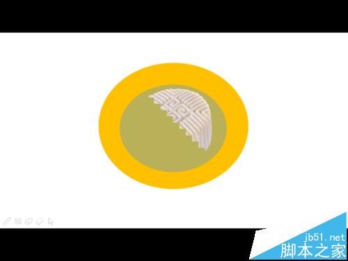 PPT怎么制作月饼掰开的动画效果?