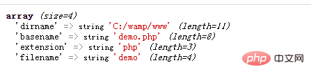 php文件操作之提取文件/目录的名称