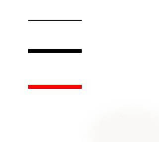 word如何画粗线并给线加颜色?