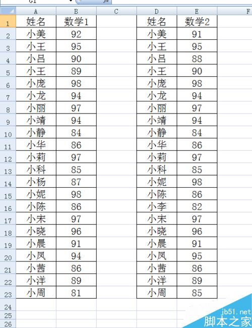 在Excel表格中怎么快速核对数据呢?