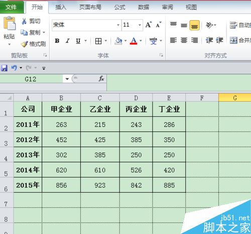 用excel电子表格制作漂亮的单个折线图