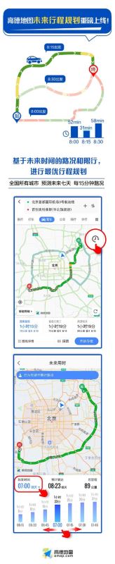 高德地图新功能未来行程规划怎么样