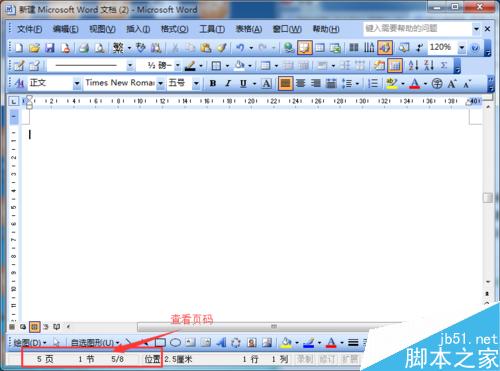 word2003如何将长文档快速跳到某一页?