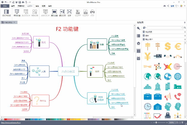 MindMaster思维导图中隐藏的F键技能介绍