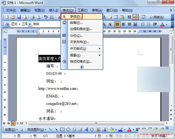 Word怎么设置附件文档预览时可以看到文字打印时没有?