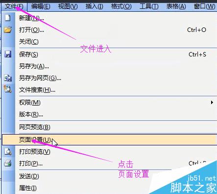 word2003如何设置纸张及页边距?