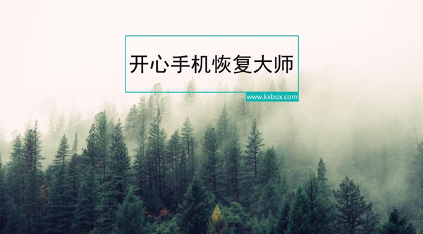 手机通讯录数据恢复软件-开心手机恢复大师