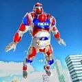 飞行警察机器人绳索英雄游戏最新版(Flying Police Robot Rope Hero)