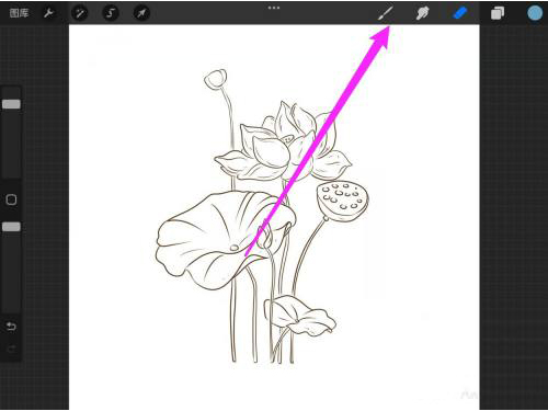 procreate如何对笔刷进行分组