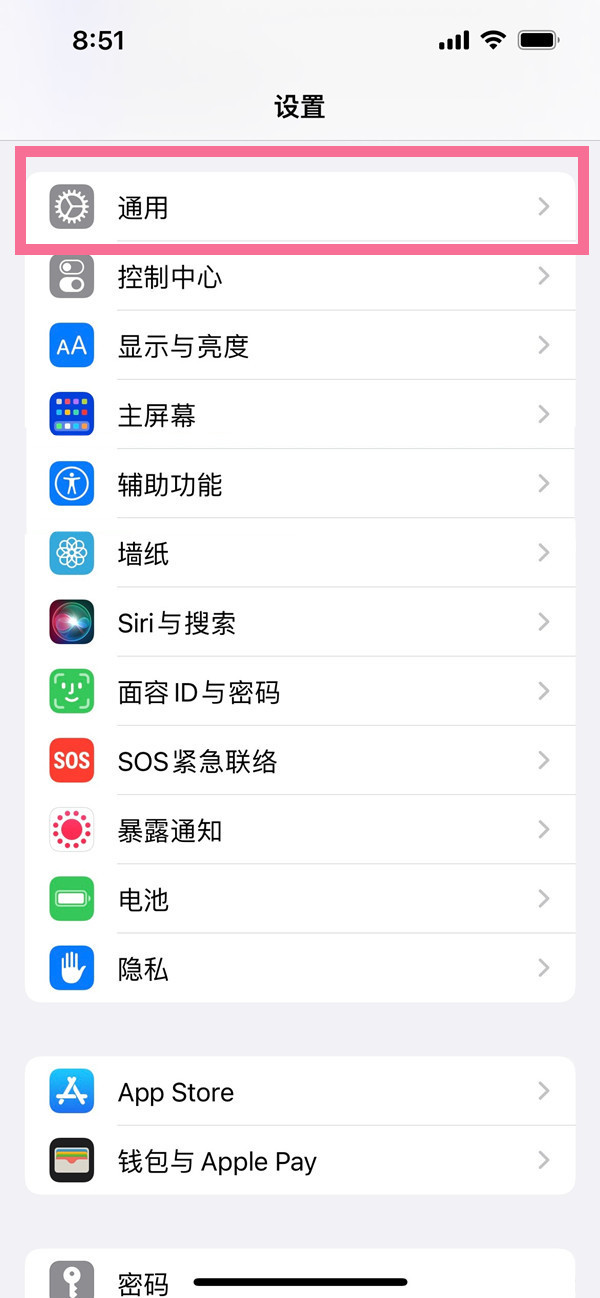 苹果13在哪进行软件更新