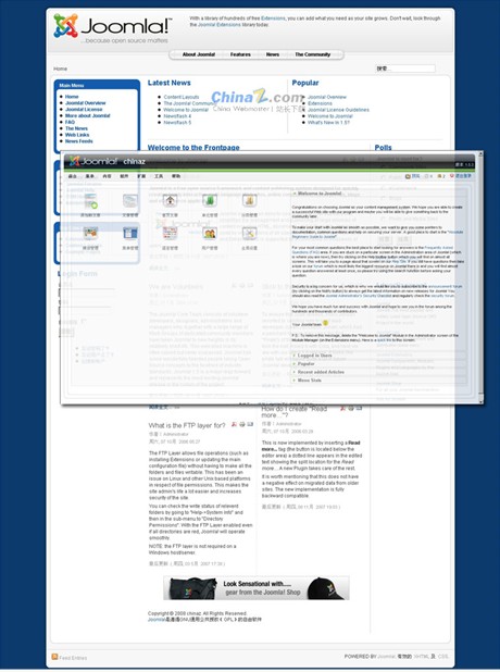Joomla PHP开源内容管理系统