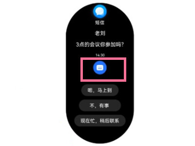 华为gt3pro快捷回复短信操作一览